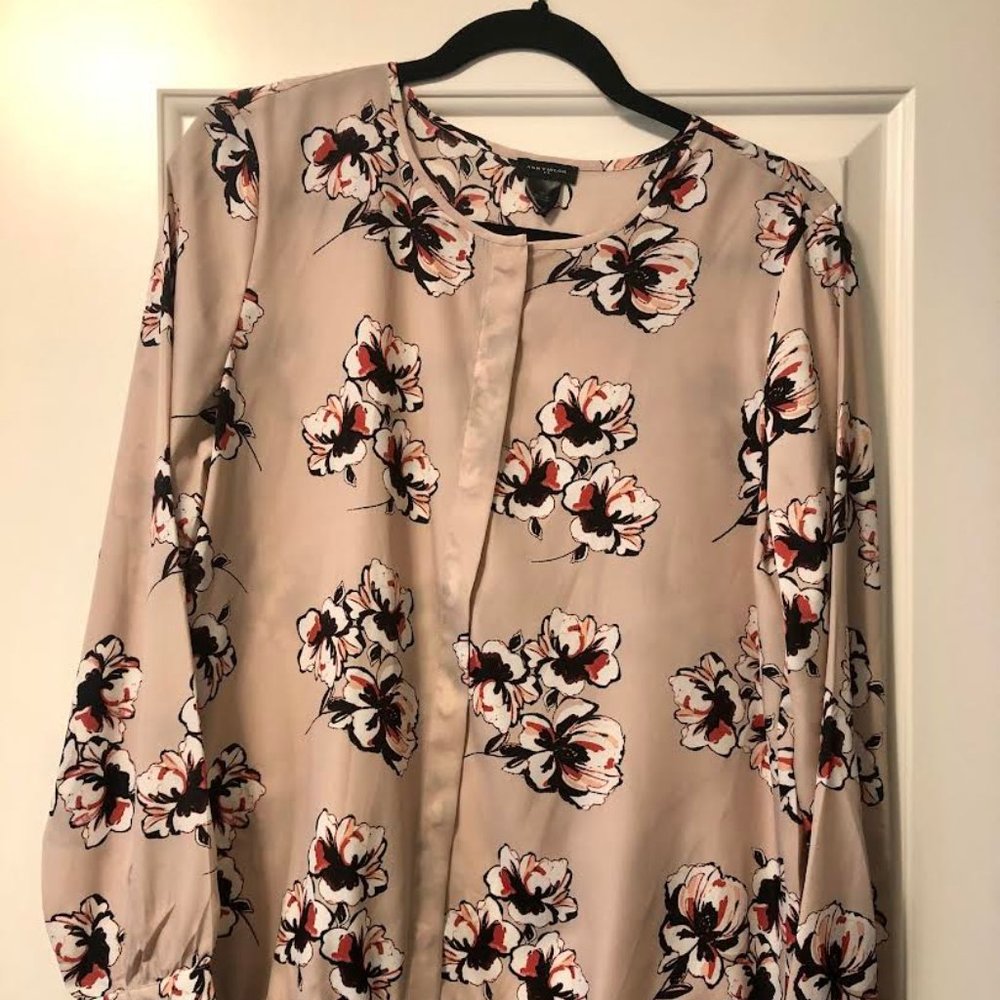 Ann Taylor Floral Blouse